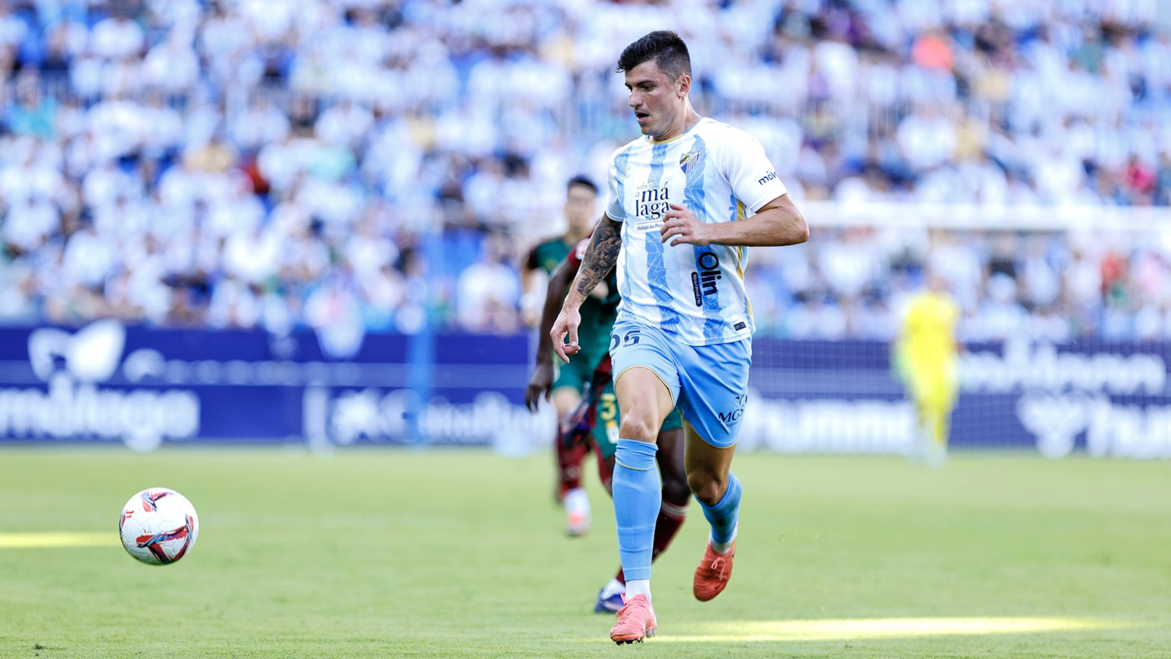 Sergio Castel, jugador del Málaga CF