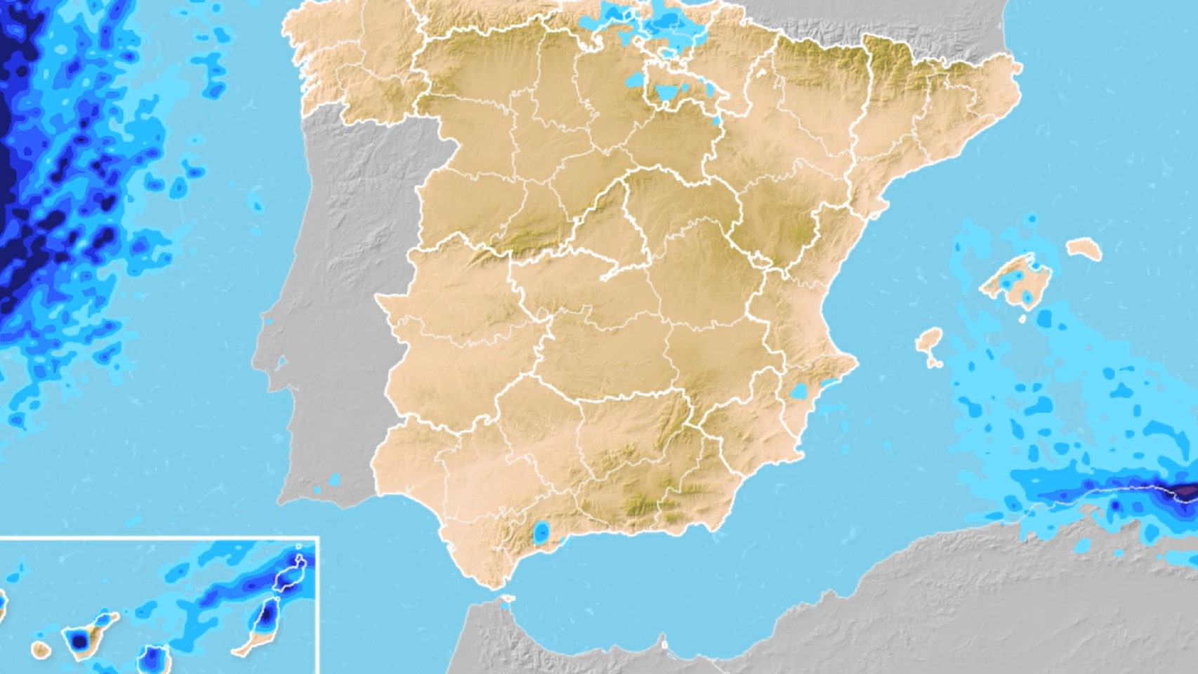 Mapa de temperatura de España