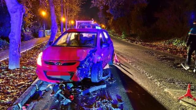 El vehículo siniestrado en Segovia