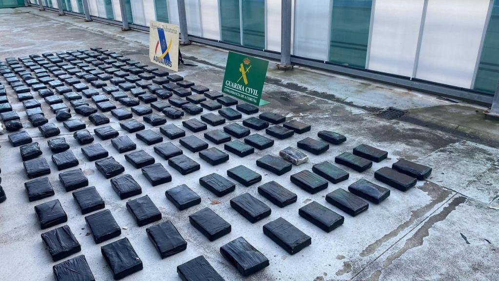 La Guardia Civil incauta 229 kilos de cocaína en el Puerto Exterior de A Coruña