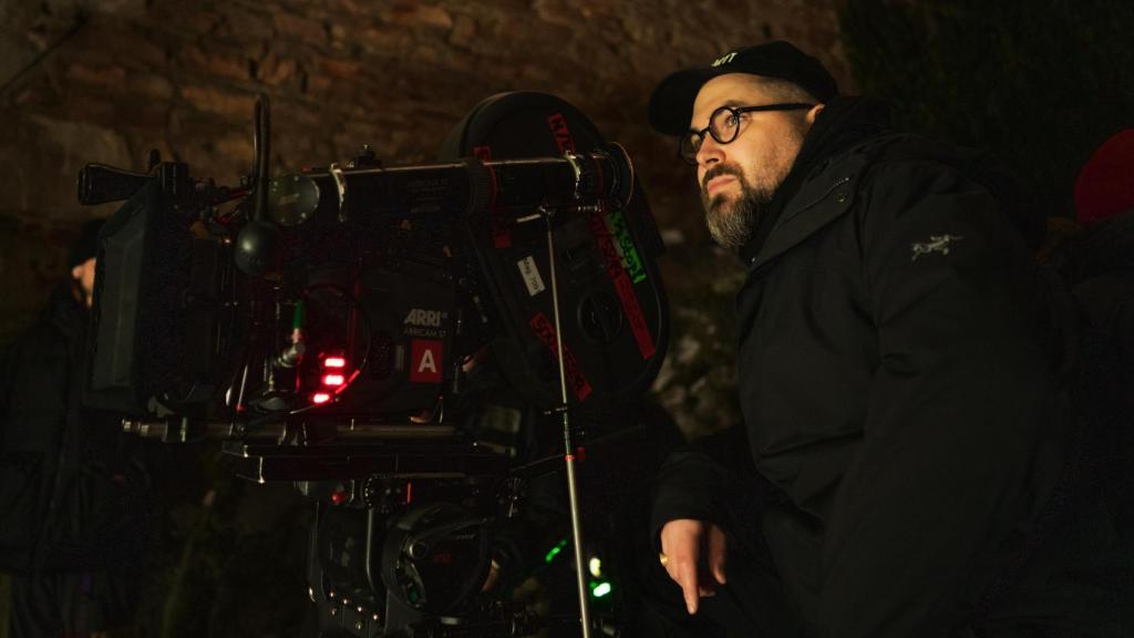 Robert Eggers durante el rodaje de 'Nosferatu'