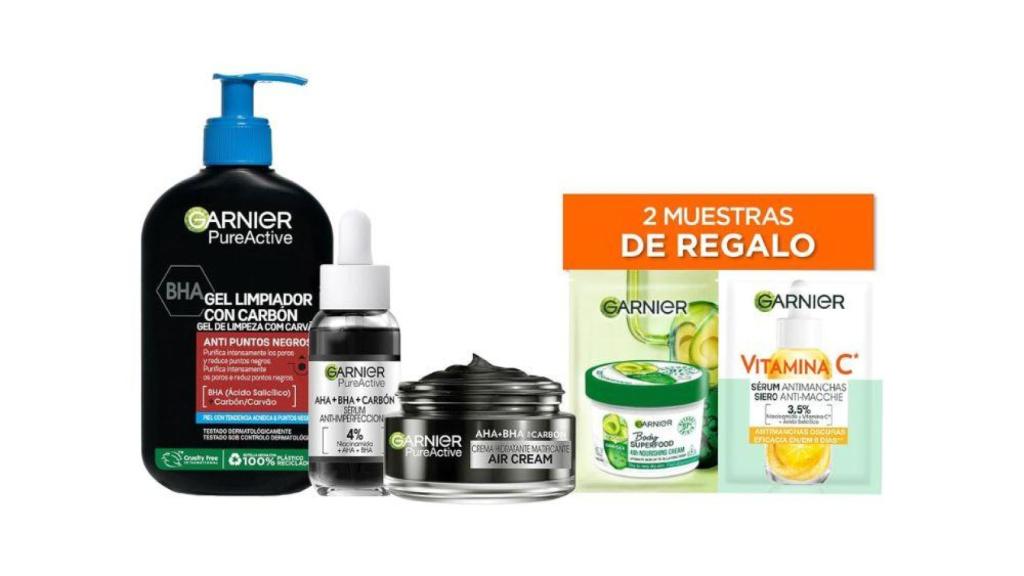 Pack rutina piel grasa anti imperfecciones Garnier