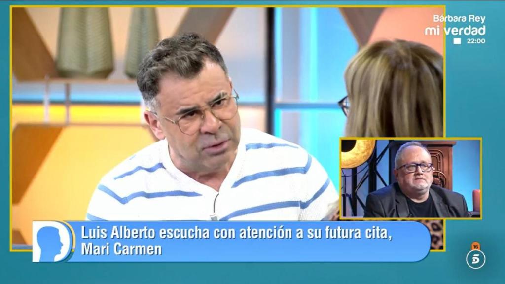 Jorge Javier se confiesa ante Carmen.