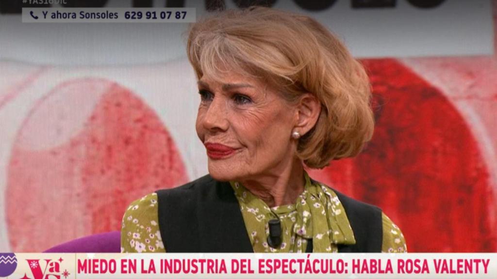 Rosa Valenty durante el programa.