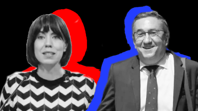 La ministra socialista Diana Morant y el conseller 'popular' José Antonio Rovira.