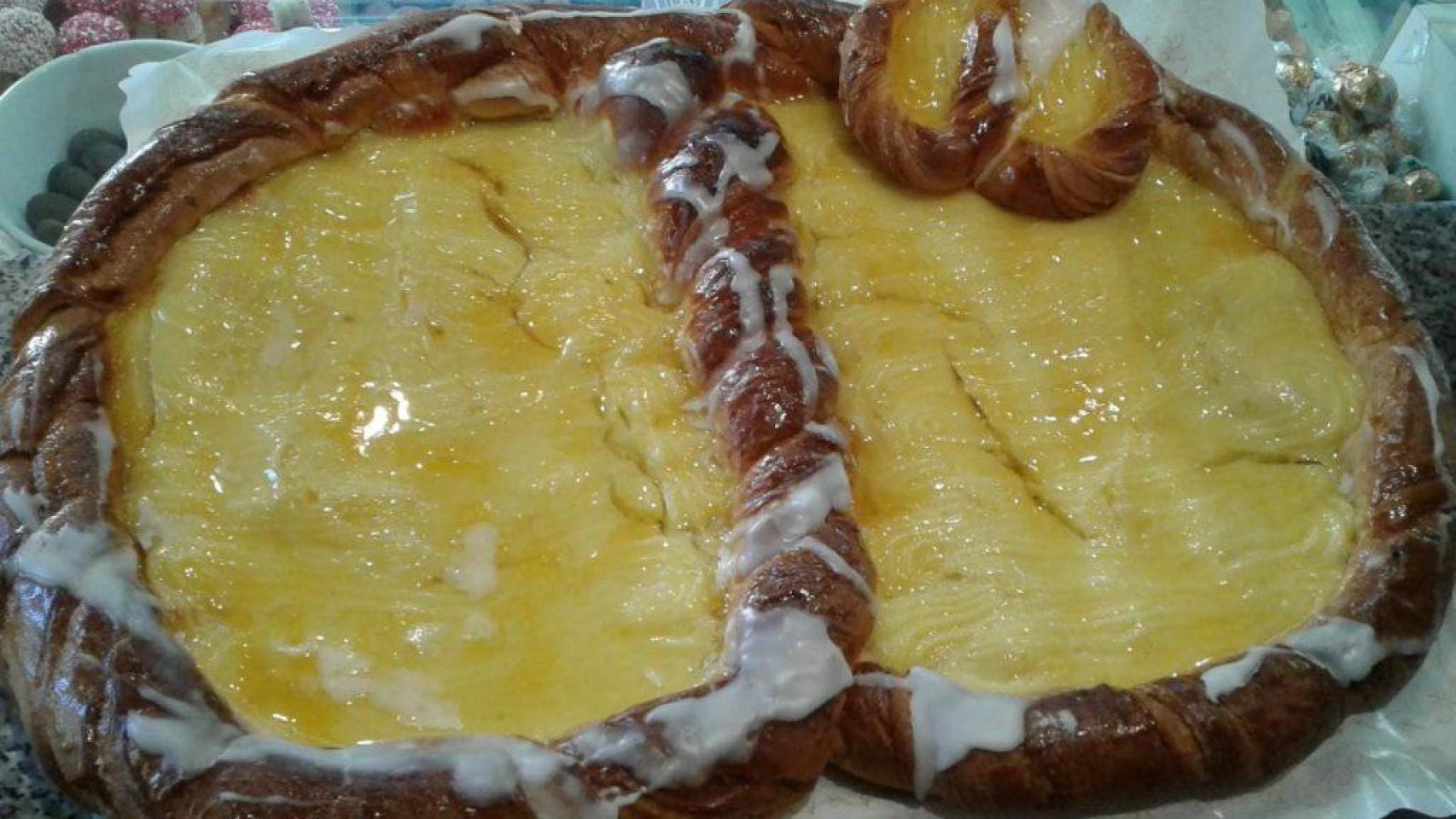 Raqueta gigante que puedes degustar en esta pastelería de Burgos