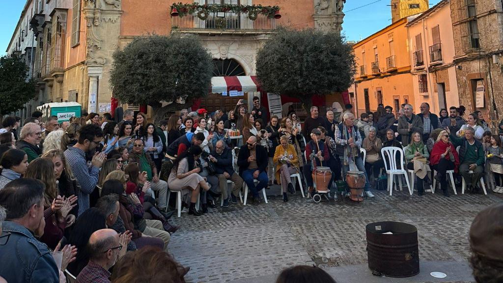 La zambomba del barrio de San Miguel.