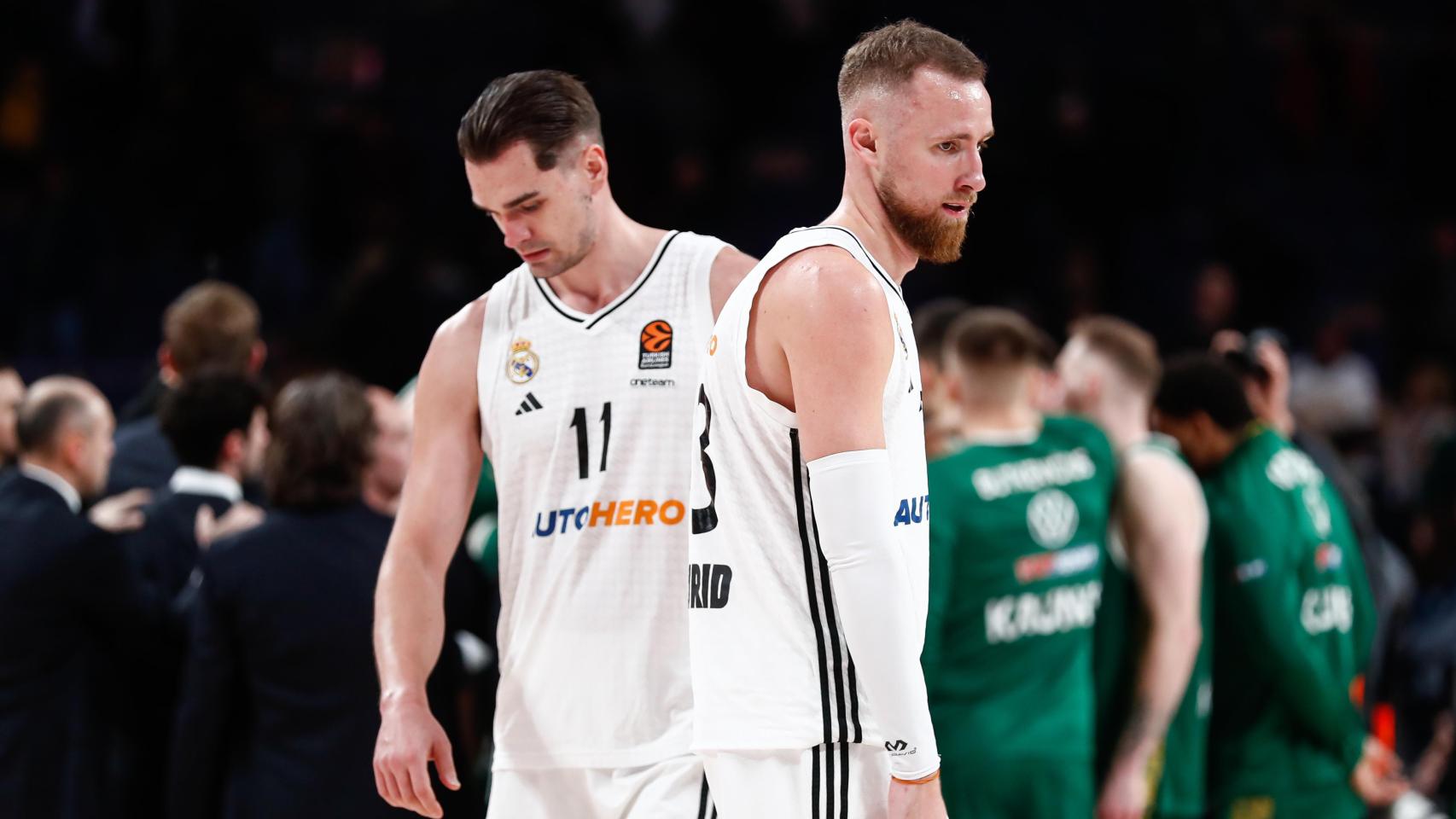 Mario Hezonja y Dzanan Musa, con el Real Madrid de baloncesto