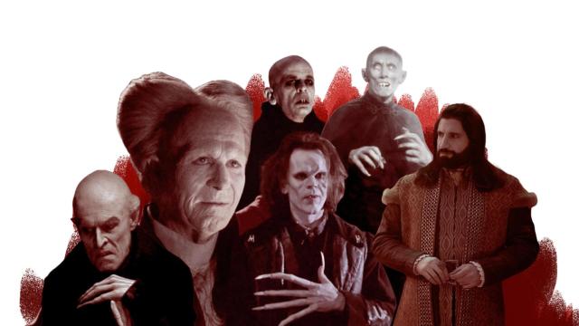 Los chupasangres de 'La sombra  del vampiro' (2000), 'Drácula' (1992), 'Nosferatu' (1979), 'Salem’s Lot' (1979), 'Subspecies' (1991) y la serie 'Lo  que hacemos  en las sombras' (2019-2024)