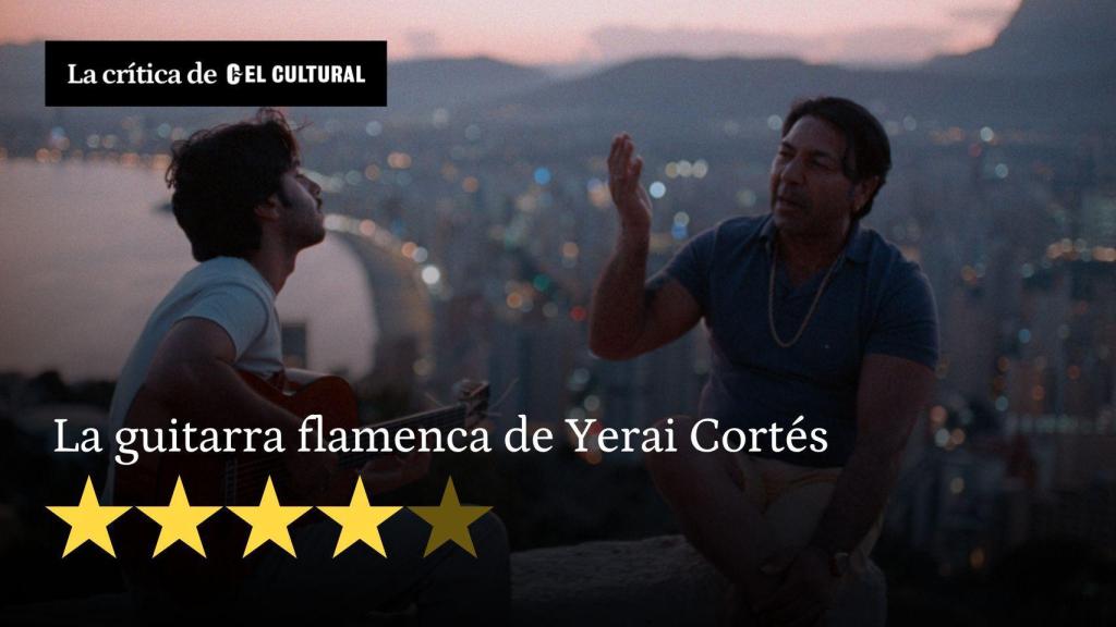 Yerai Cortés  y su padre, Miguel Cortés, en el filme