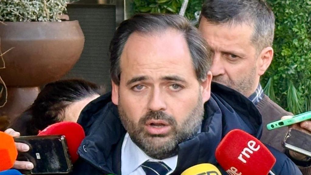 Paco Núñez a su llegada al Comité Ejecutivo Nacional del Partido Popular en Madrid. Foto: PP CLM.