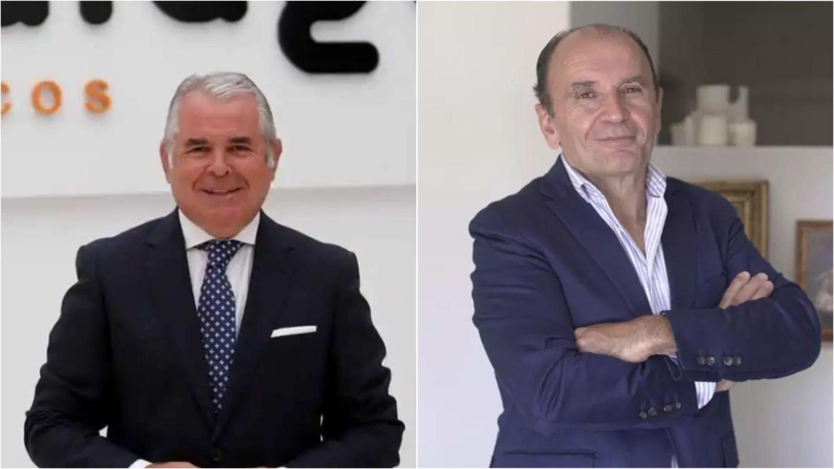 Los candidatos Pedro Navarro y Antonio González-Chamorro.