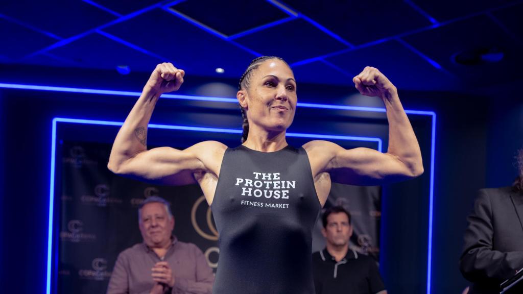 Almudena Álvarez, boxeadora madrileña que ha sido campeona de Europa a los 42 años.