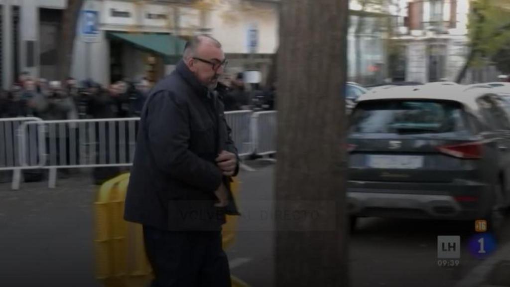 Koldo García este martes llegando al Supremo.