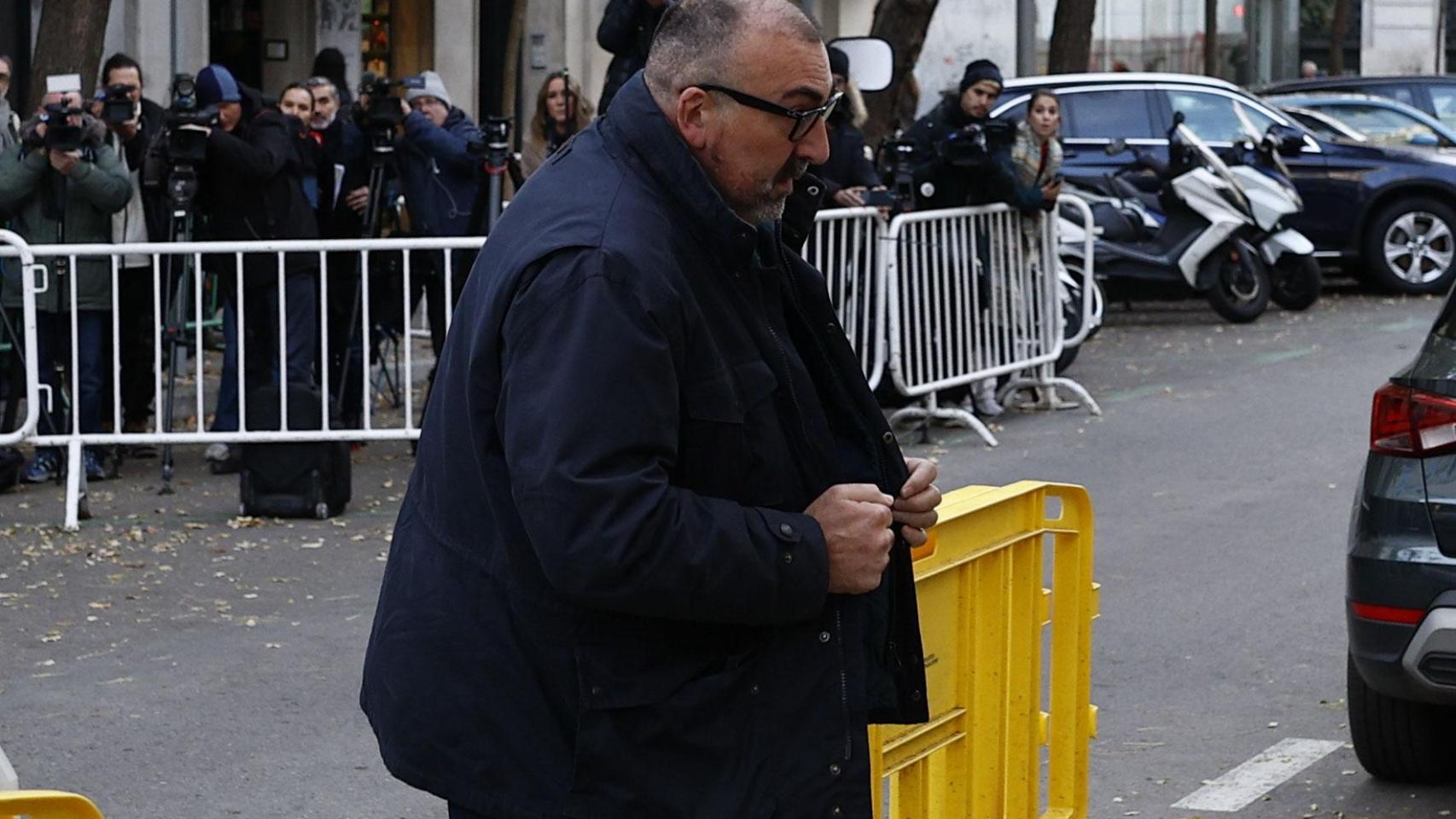 Koldo García a su llegada este martes al Tribunal Supremo.