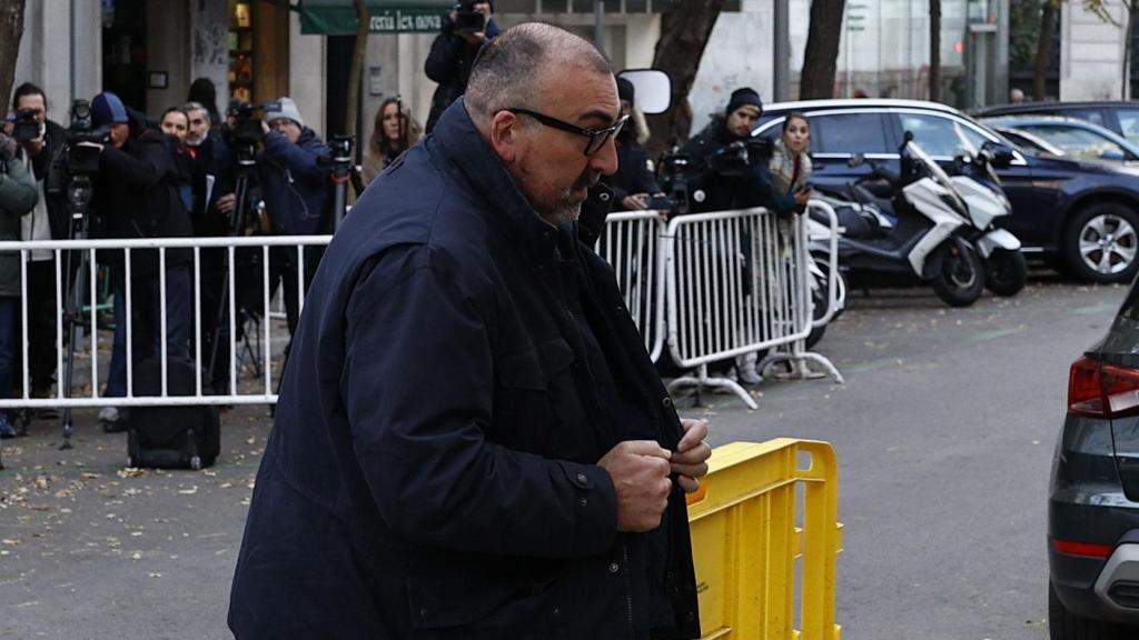 Koldo García a su llegada este martes al Tribunal Supremo.