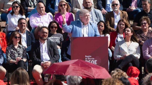 Pepe Vélez, durante un acto de campaña en las pasadas elecciones municipales.