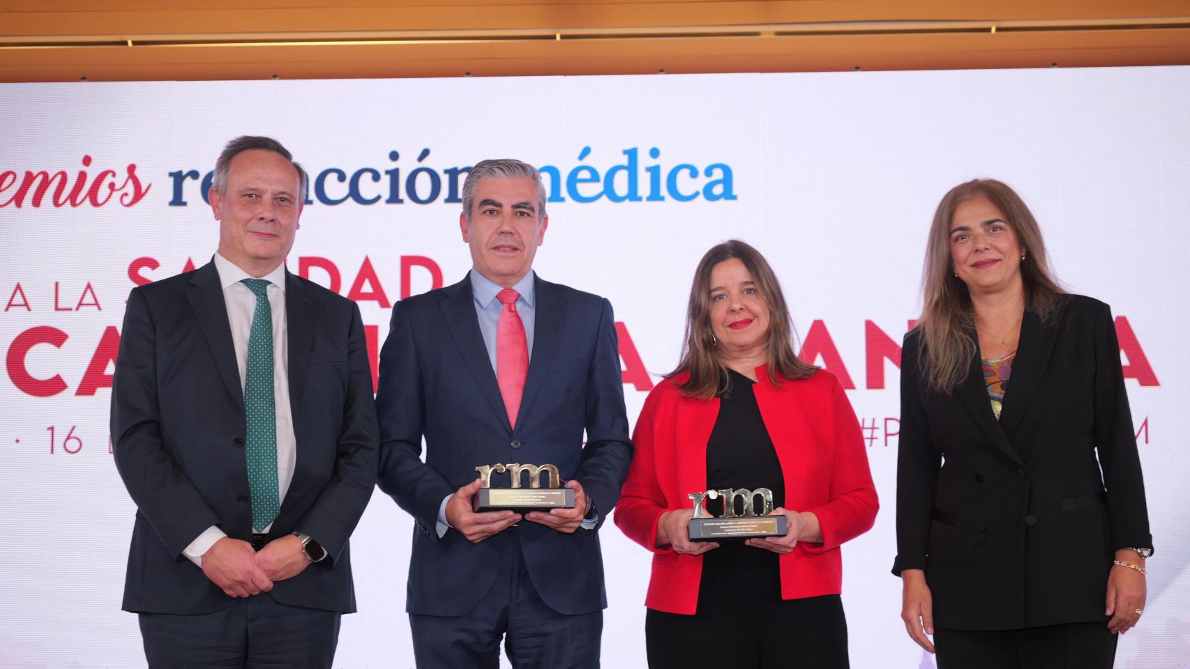 Los representantes del Policlínico HM IMI Toledo ha recogido el galardón en Toledo.