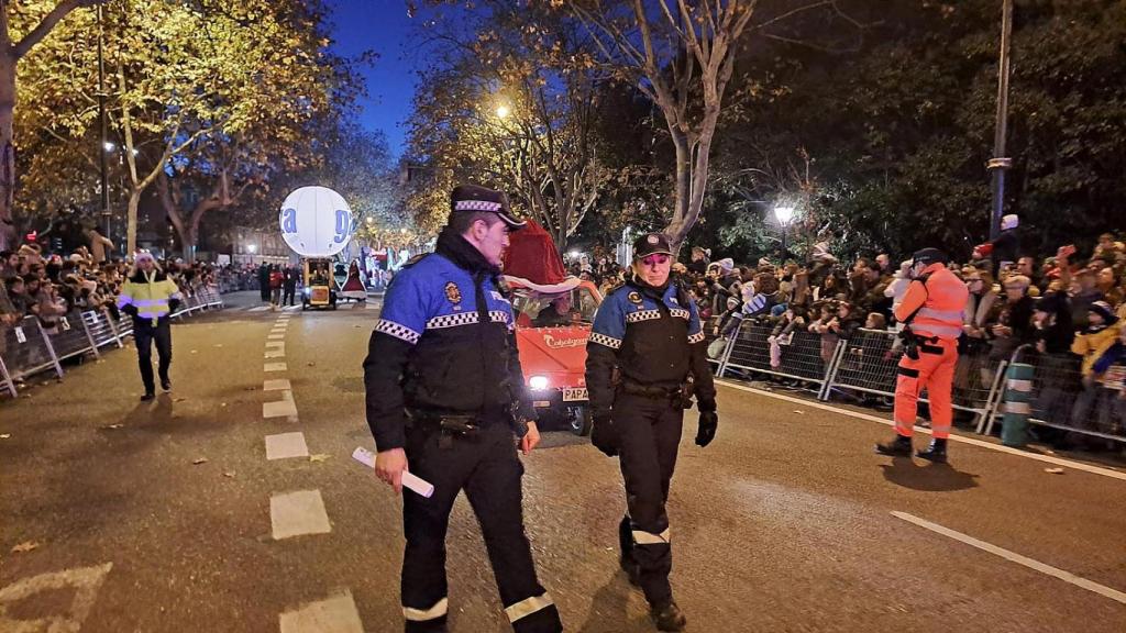 La Policía Municipal de Valladolid en la Cabalgaza