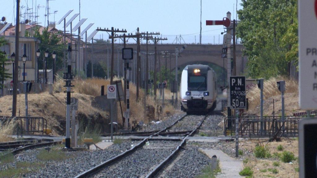 Imagen de archivo del último tren que circuló entre Aranjuez y Cuenca. Foto: Europa Press