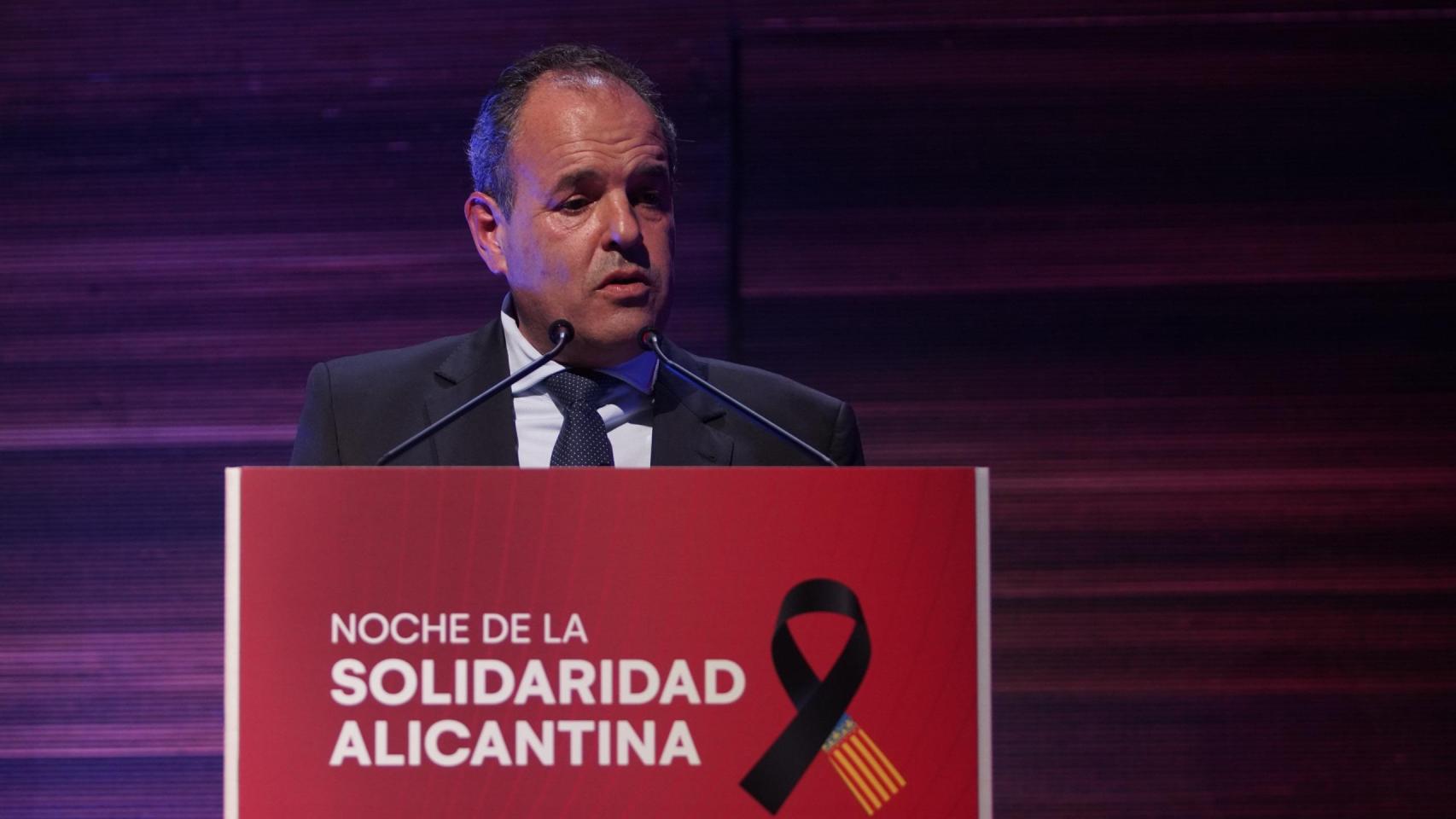 El presidente de la Cámara de Comercio de Alicante, Carlos Baño.