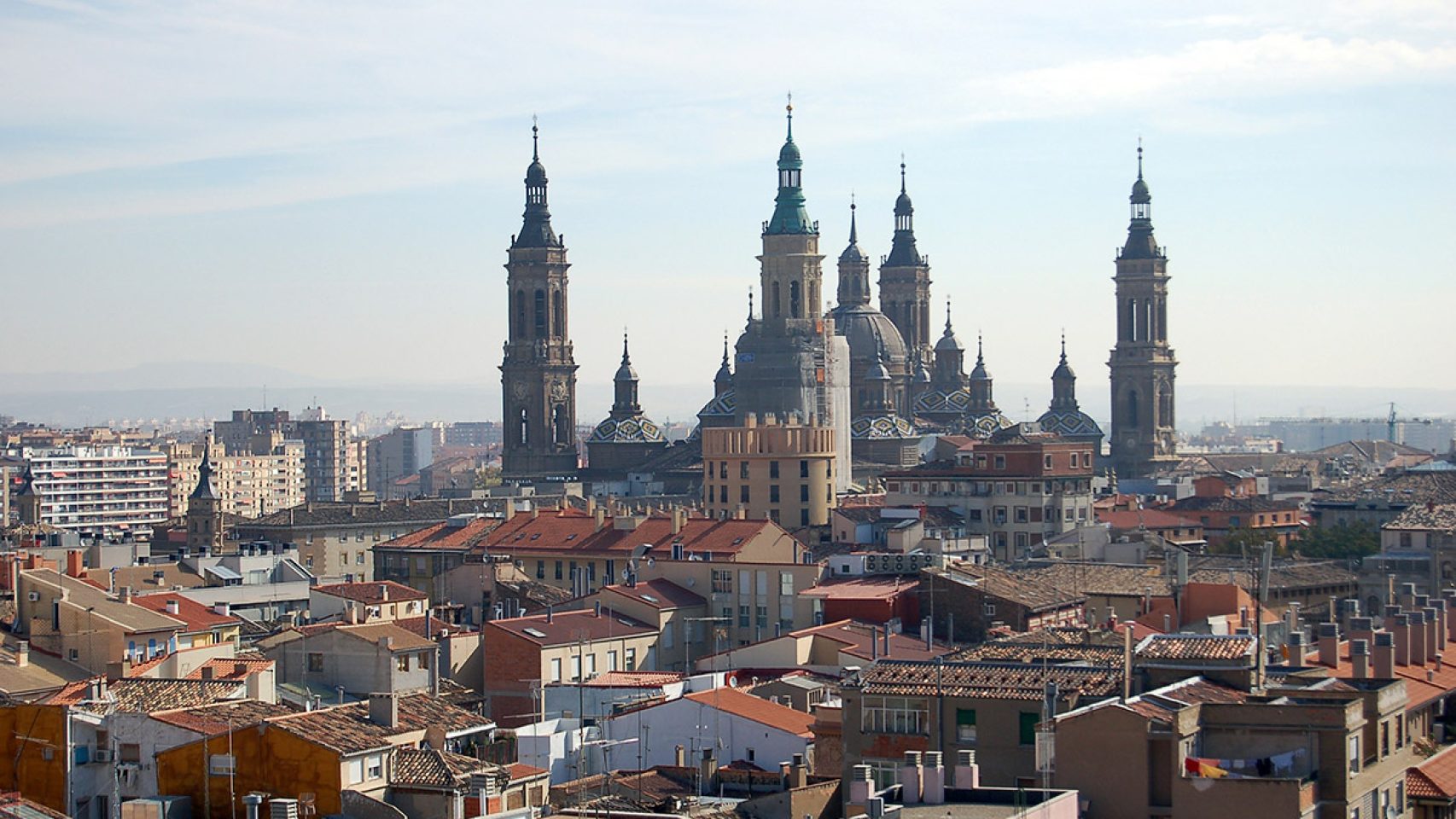 Panorámica de Zaragoza.