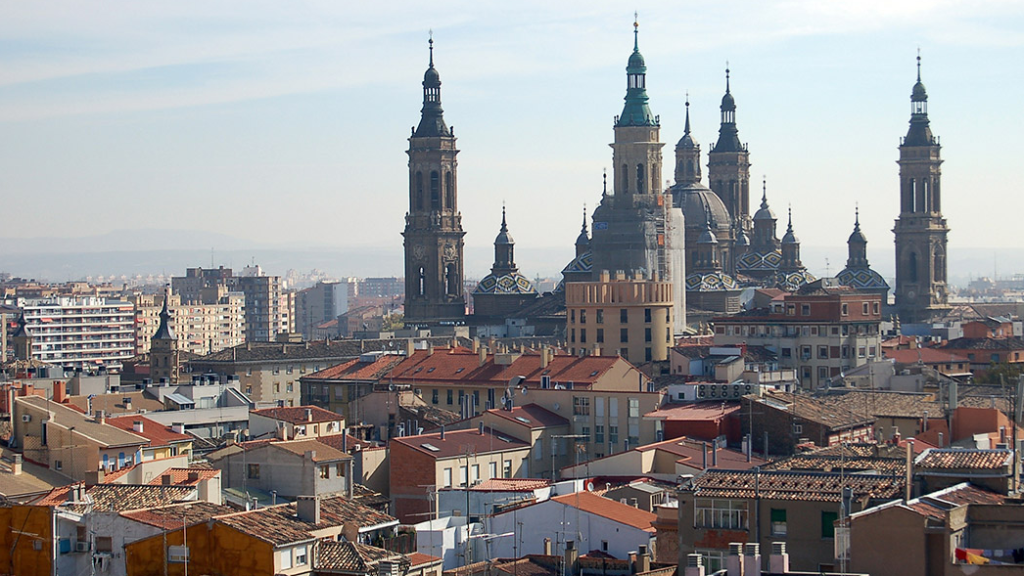 Panorámica de Zaragoza.