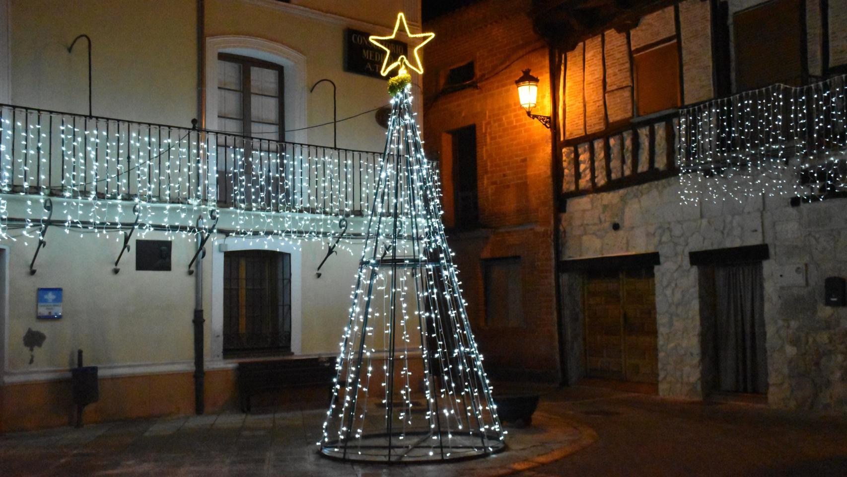 Iluminación navideña de Portillo (Valladolid)