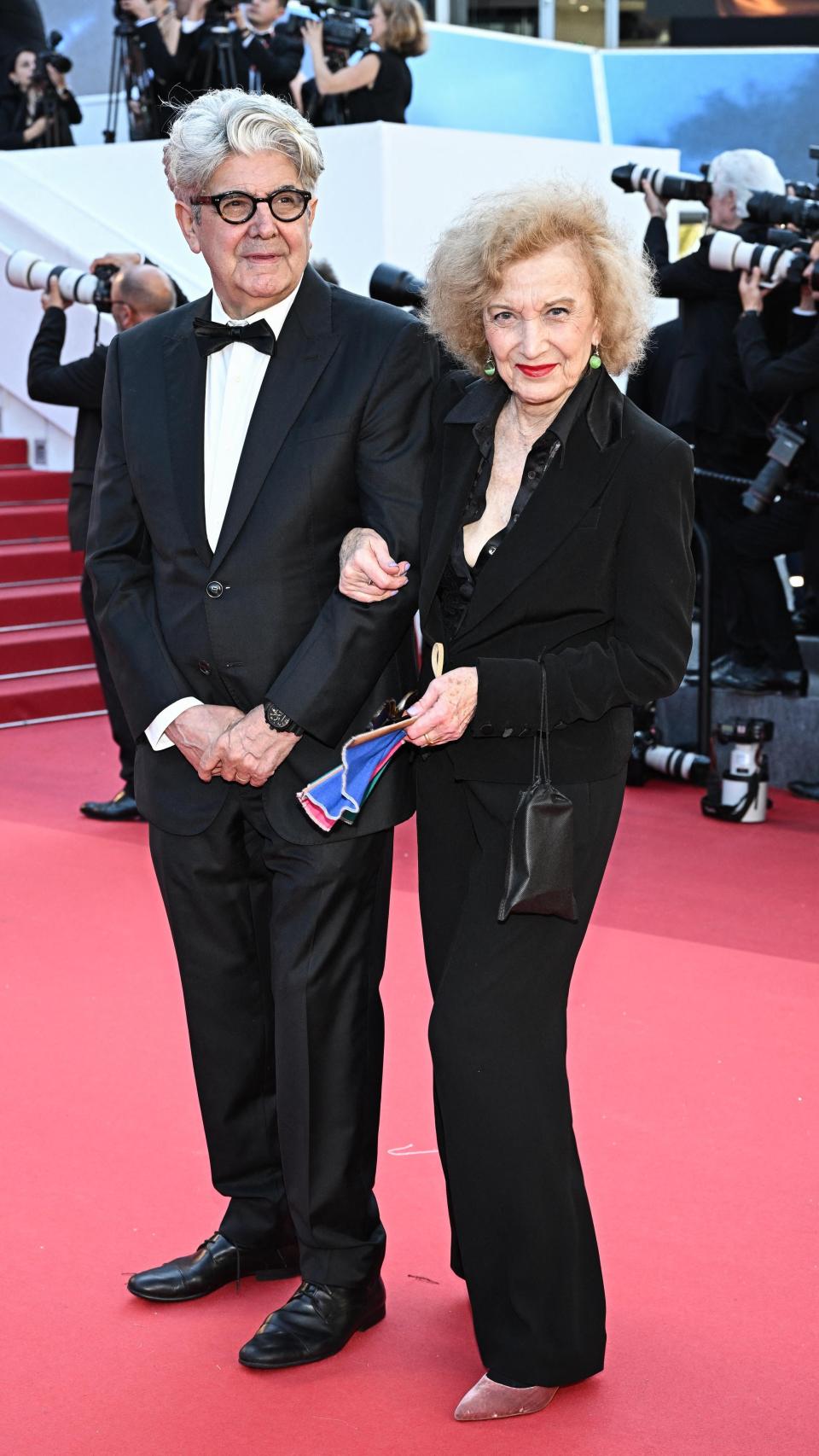 Chema Prado y Marisa Paredes en el Festival de Cine de Cannes  2024.