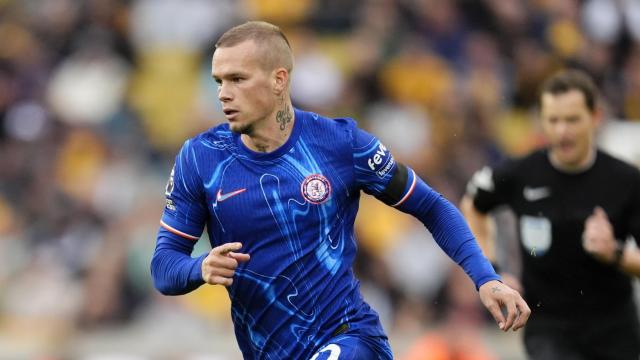 Mykhailo Mudryk, en un partido del Chelsea