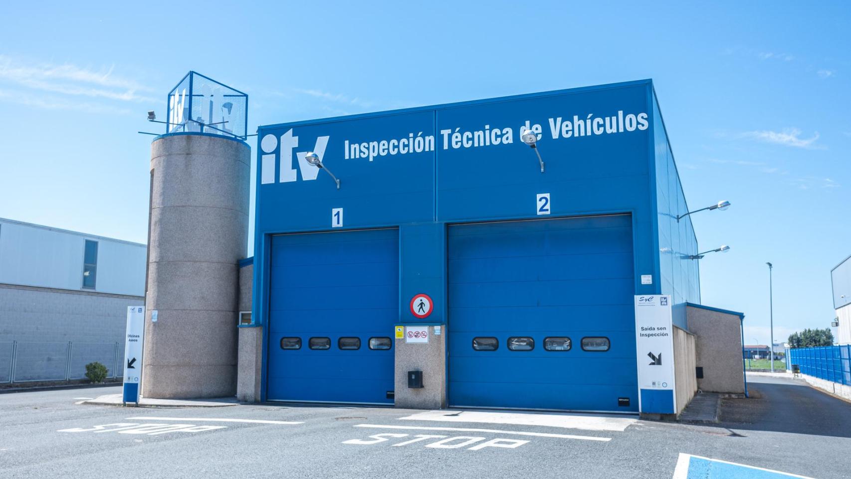 Imagen de una estación de la Inspección Técnica de Vehículos en España.