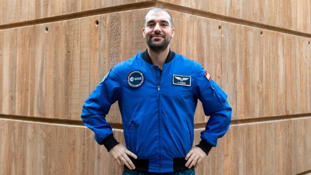 El astronauta Pablo Álvarez en la ESAC