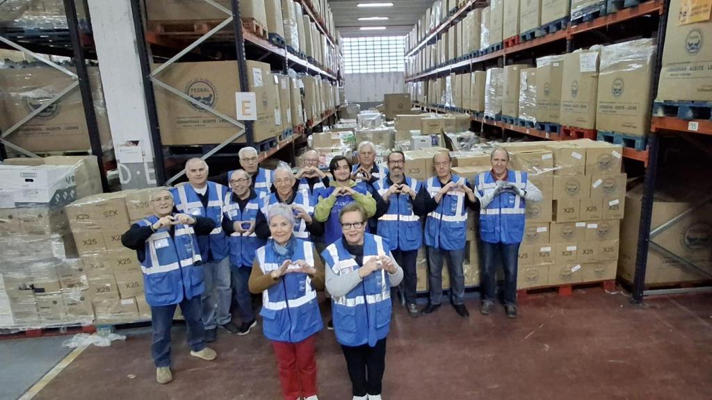 Voluntarios del Banco de Alimentos de Vigo