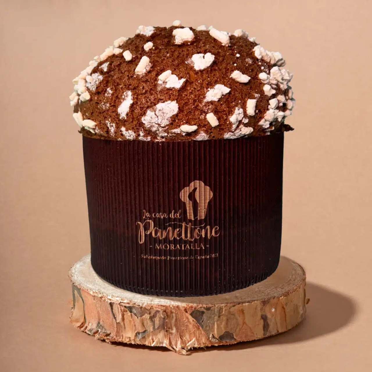 El panetone de albaricoque, miel de romero y chocolate rubio de La Casa del Panettone, subcampeón de España en 2023.