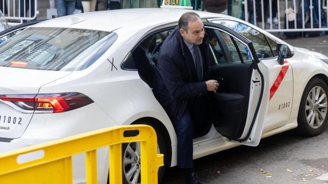 José Luis Ábalos a su llegada a declarar como imputado ante el Tribunal Supremo el pasado 12 de diciembre.