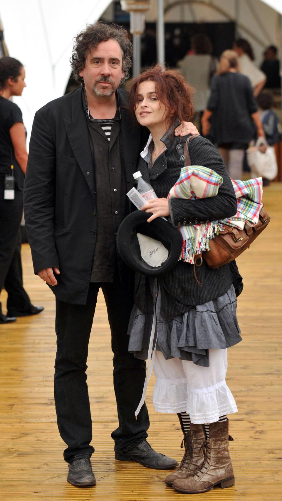 Helena Bonham-Carter y Tim Burton.