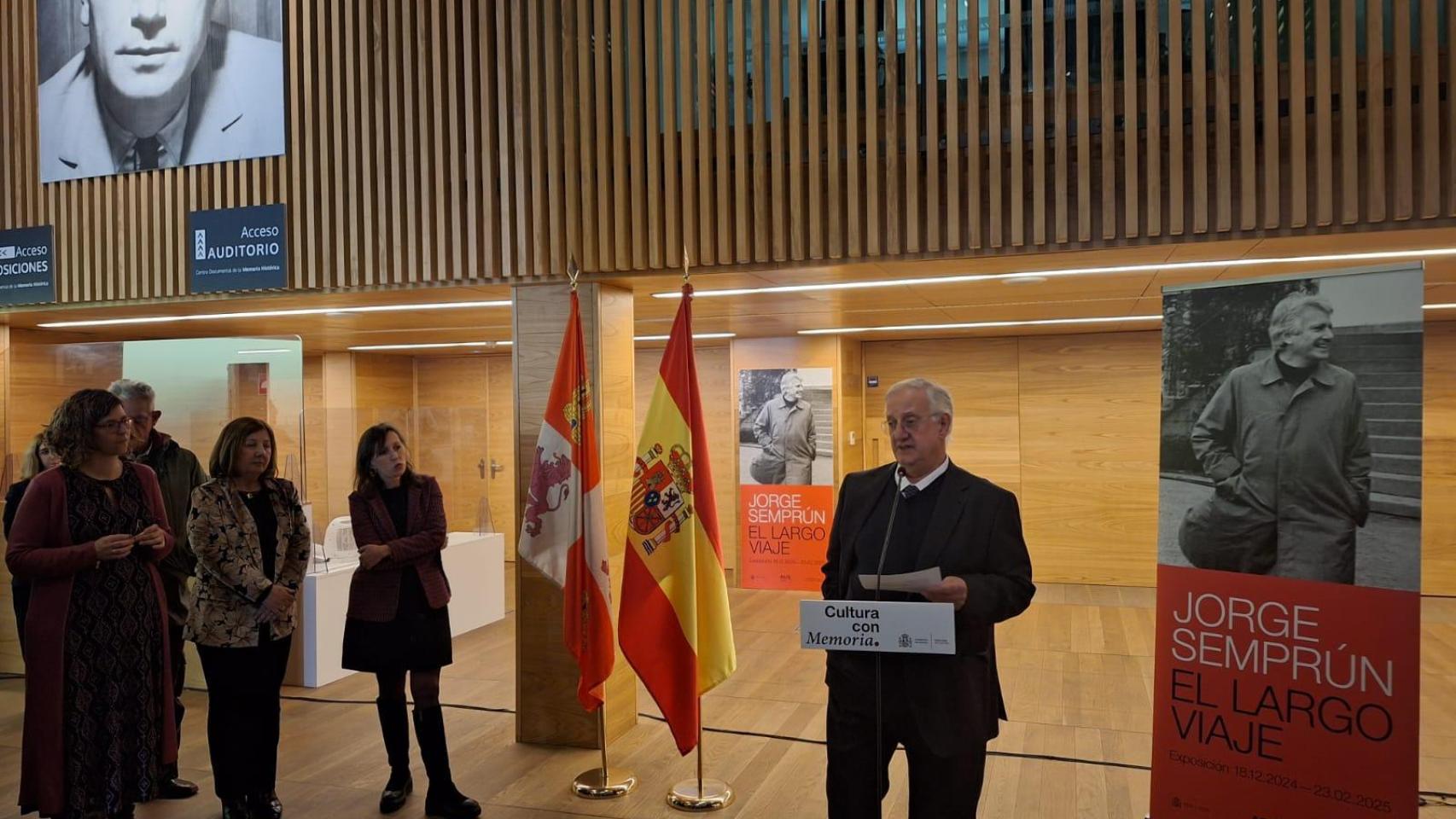 Inauguración de la exposición ‘Jorge Semprún. El largo viaje’ en el Centro Documental de la Memoria Histórica