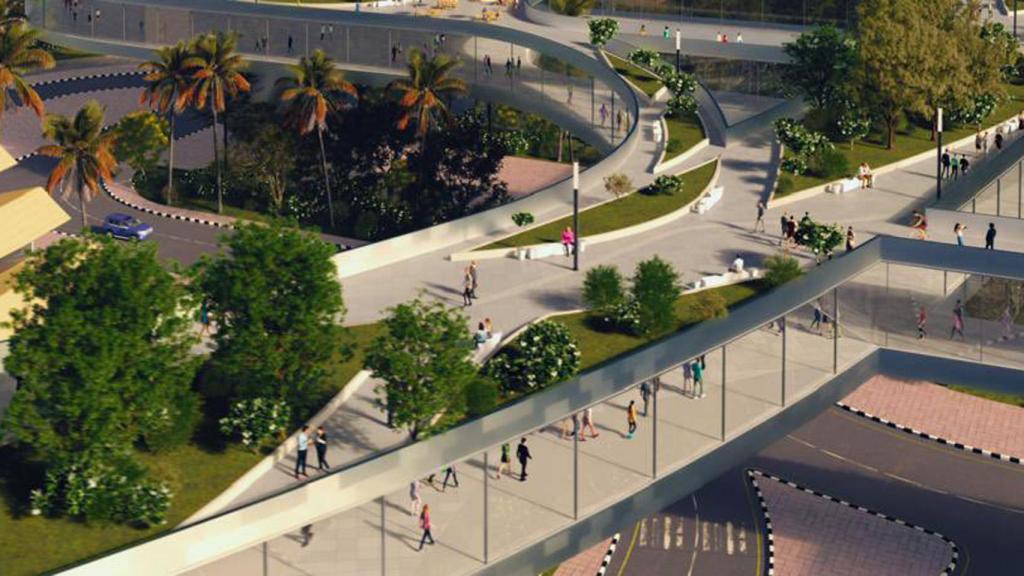 Concepto principal del proyecto en la ciudad de Dubái.