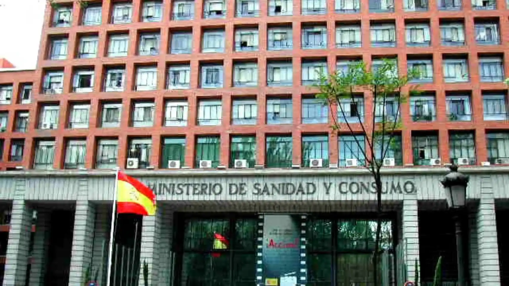 Fachada del Ministerio de Sanidad.