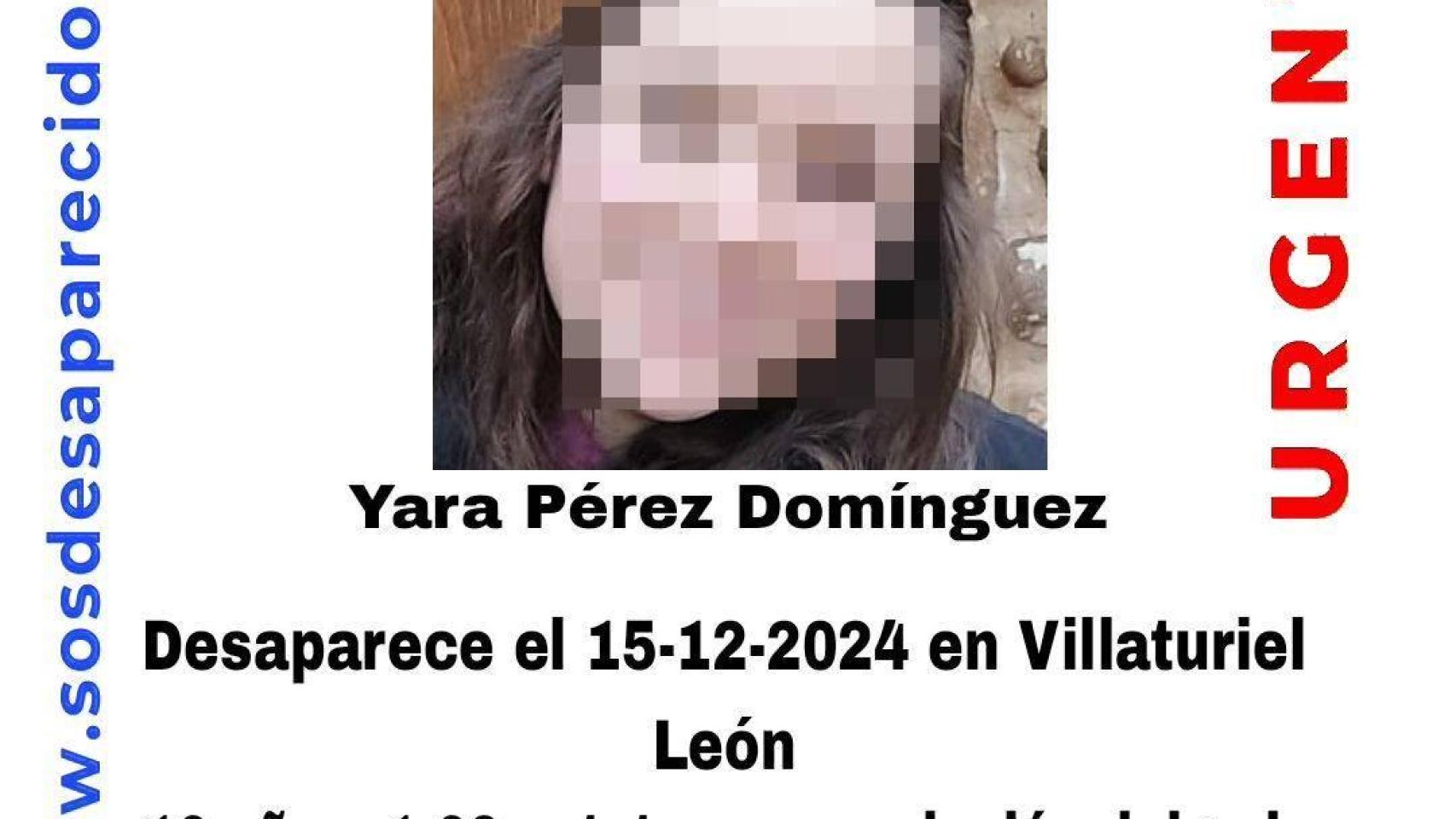 La menor de 16 años desaparecida en León