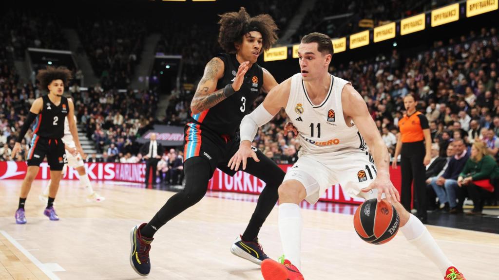 Mario Hezonja, durante el partido contra el Paris Basketball