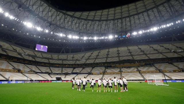 Entrenamiento del Real Madrid previo a la final de la Copa Intercontinental