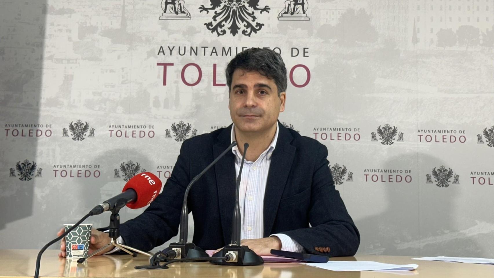 Juan José Alcalde, portavoz del equipo de Gobierno de Toledo. Foto: Ayuntamiento.