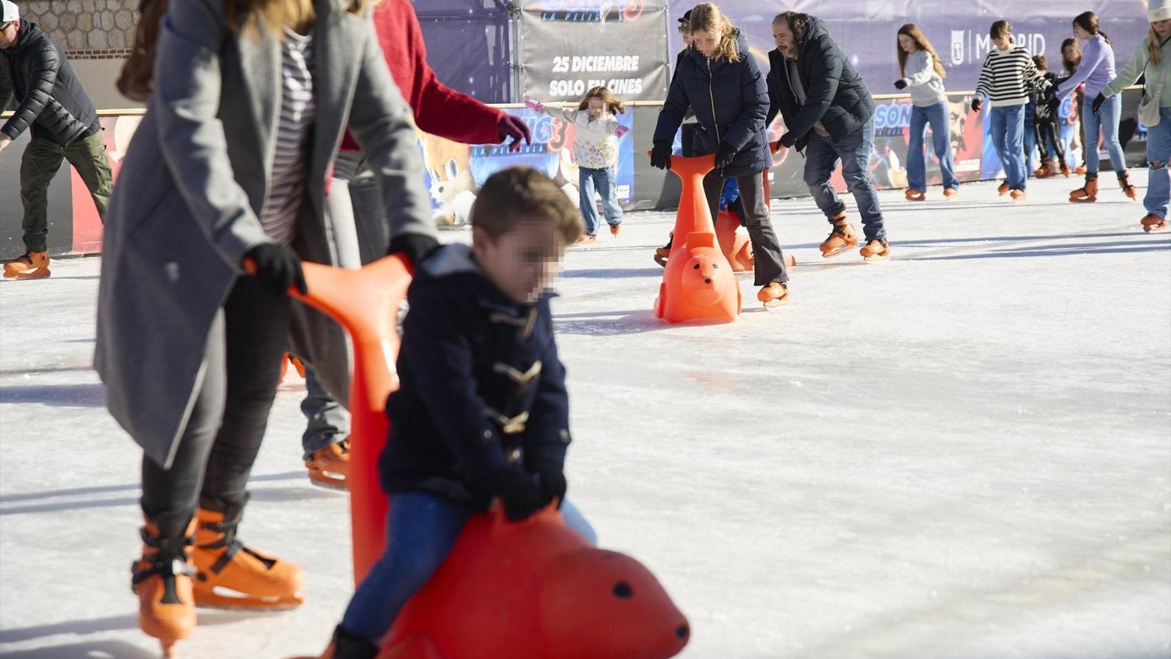 Pista de patines sobre hielo.