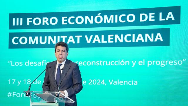 Carlos Mazón, presidente de la Generalitat, en el III Foro Económico de la Comunitat Valenciana.