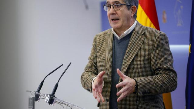 El portavoz del PSOE, Patxi López, esta semana en el Congreso.