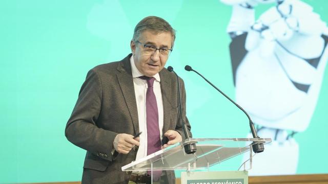 José Antonio Rovira durante su intervención en el Foro Económico. Vicent Bosch