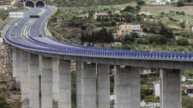 Imagen de la autopista de la Costa del Sol.