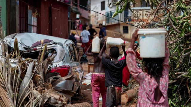 La destrucción es omnipresente en Mayotte