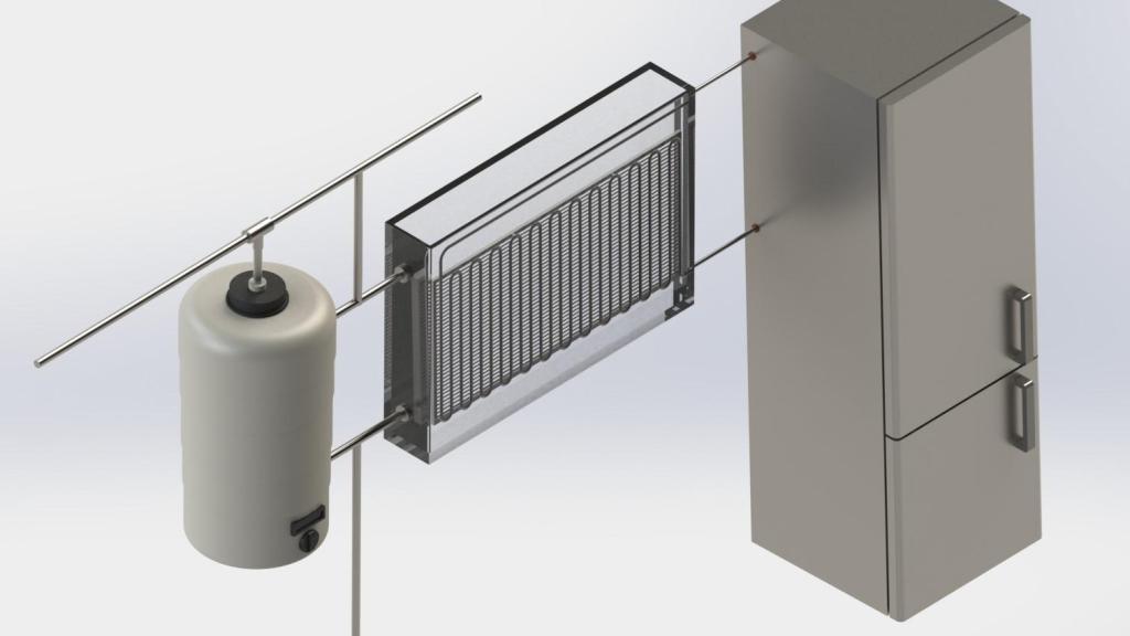 Montaje en 3D de Reheat